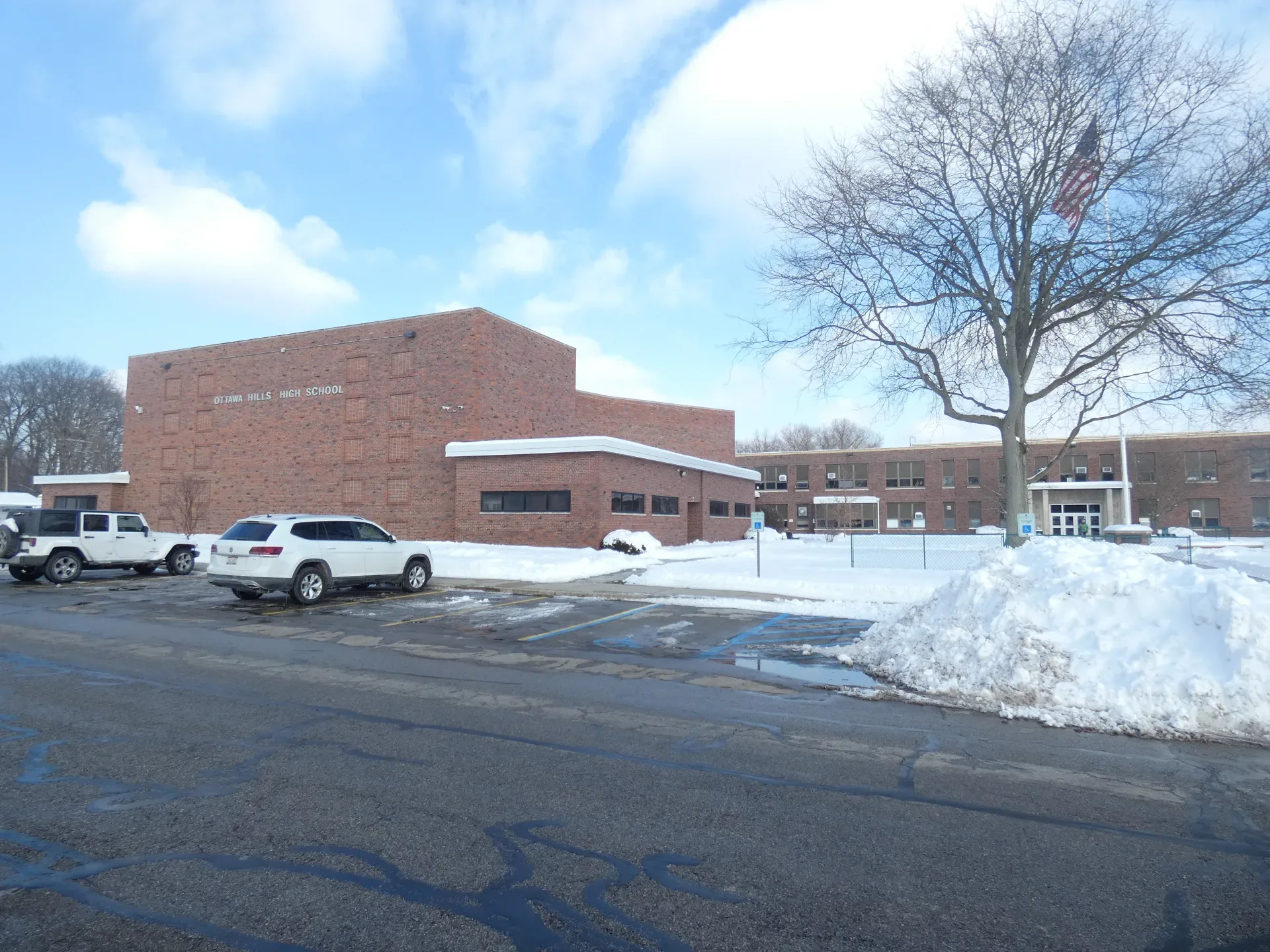 A street level view in Ottawa Hills, OH